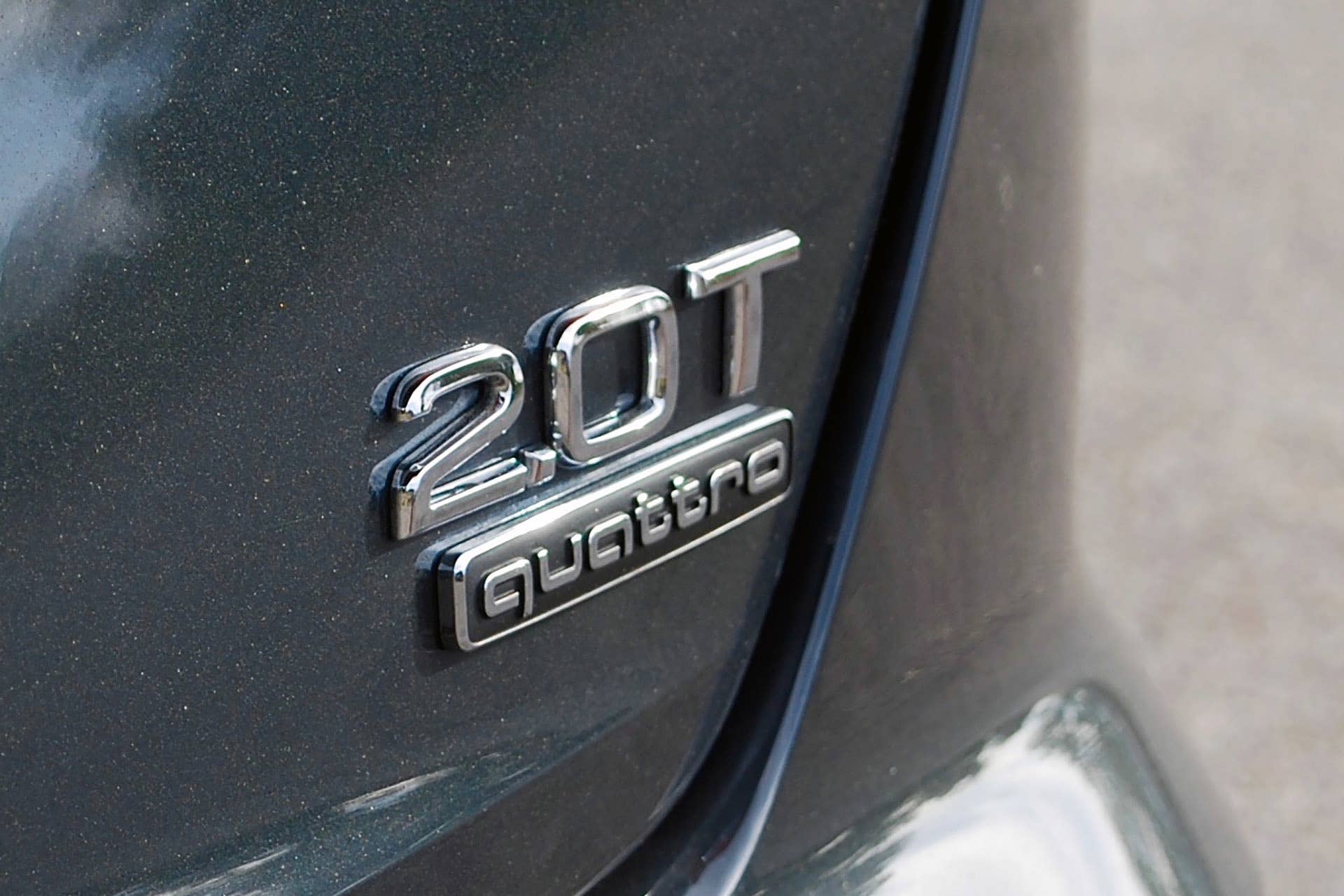 2017 Audi A4 badge