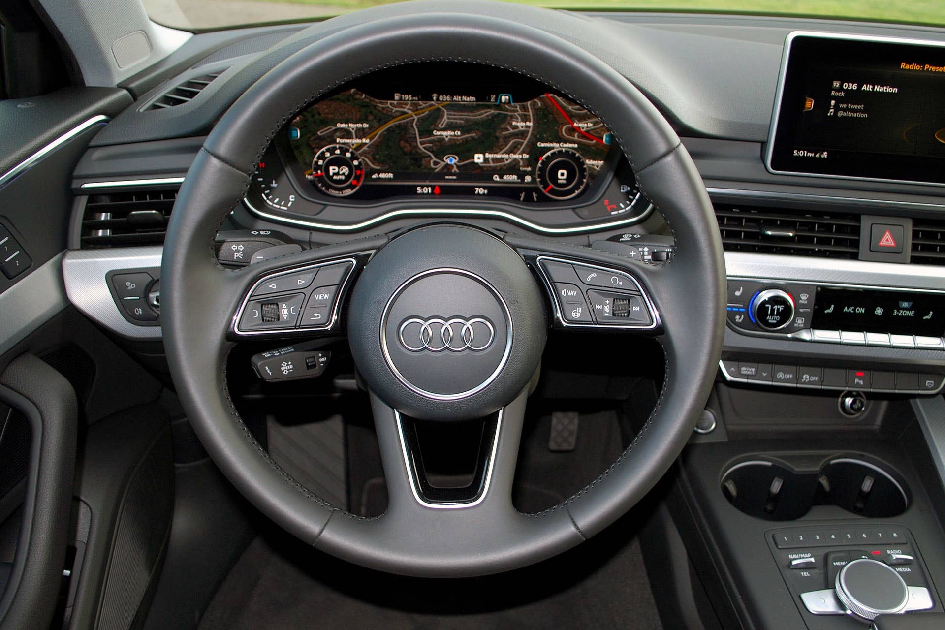 2017 Audi A4 steering wheel
