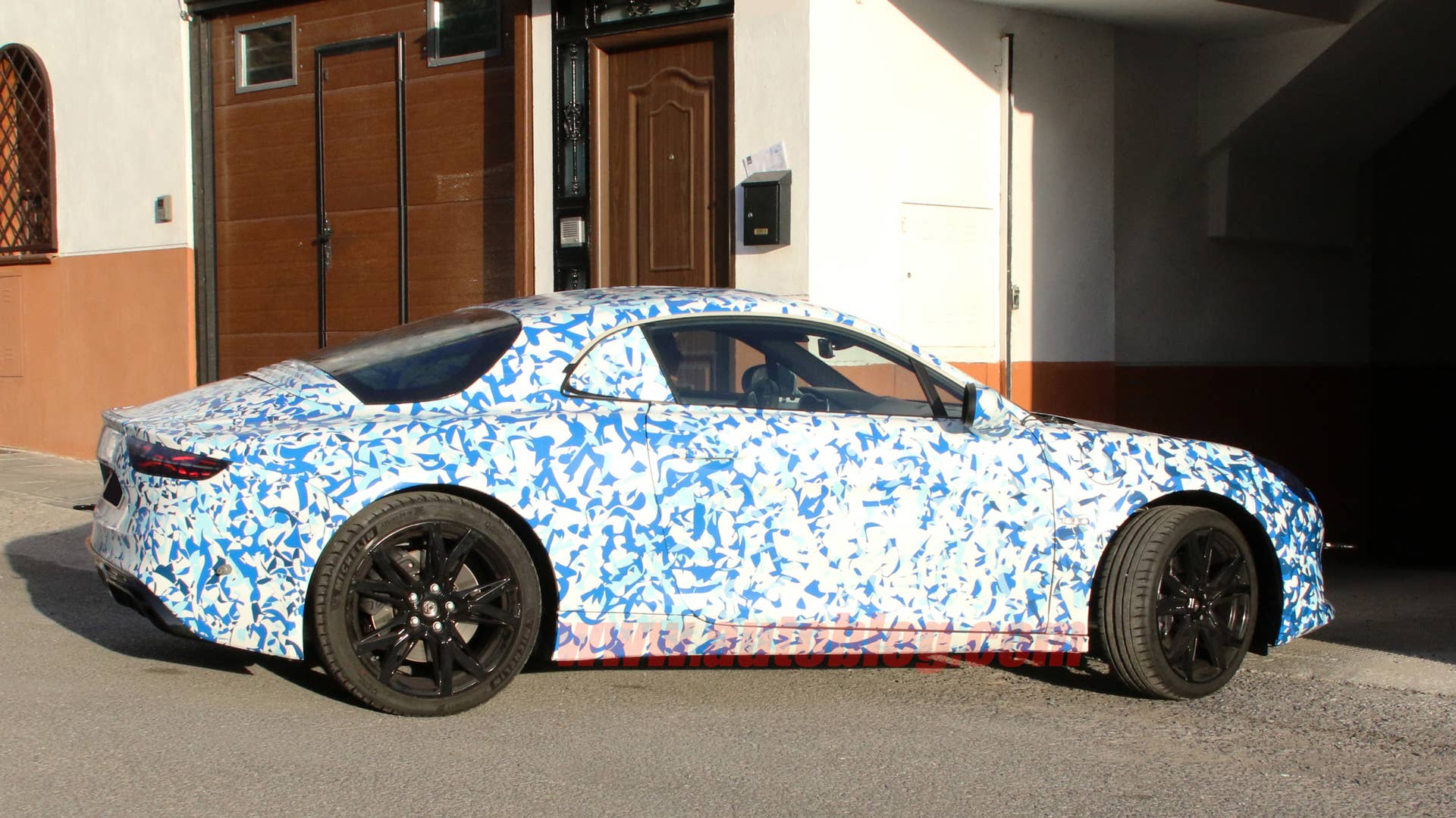 2017 Renault Alpine Sports Car Spy Shots Side Exterior