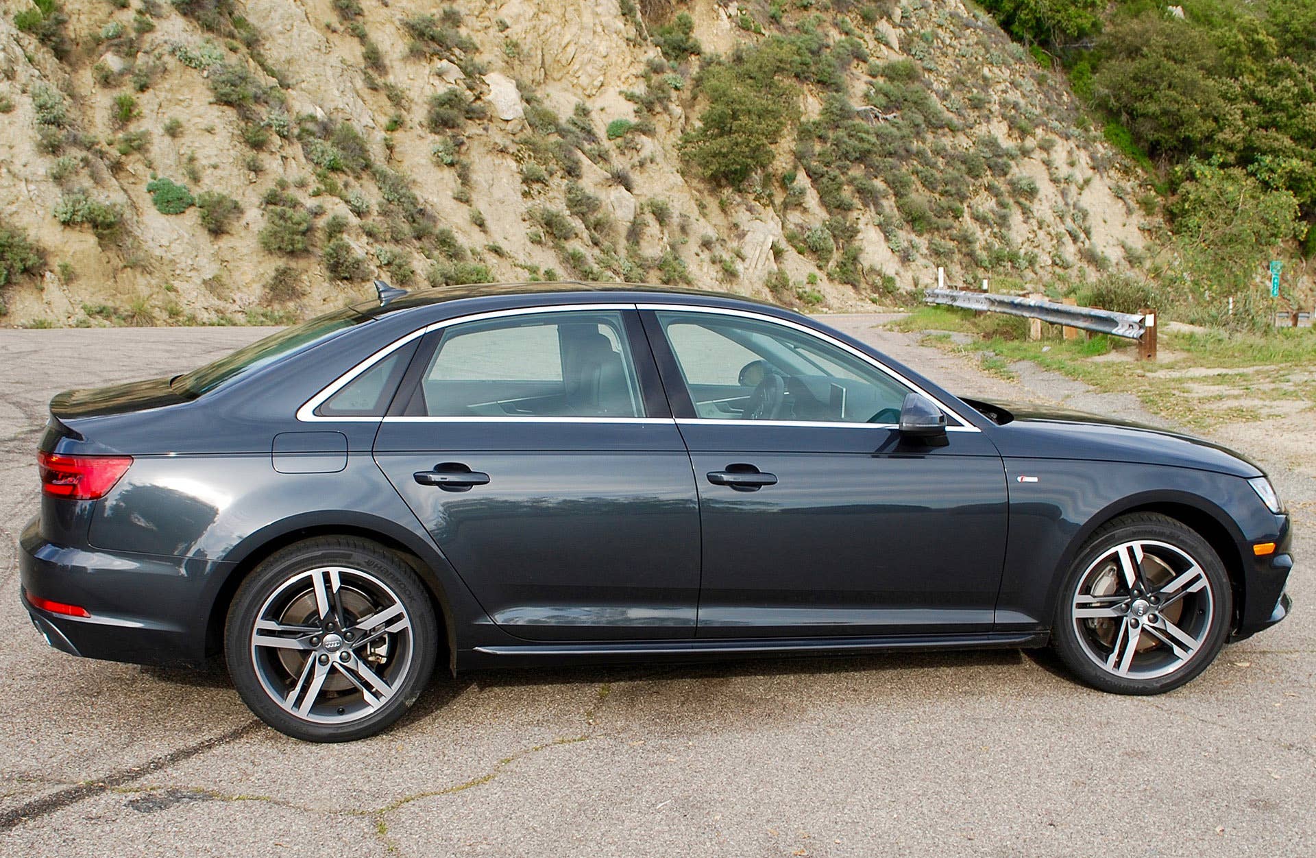 2017 Audi A4 side view