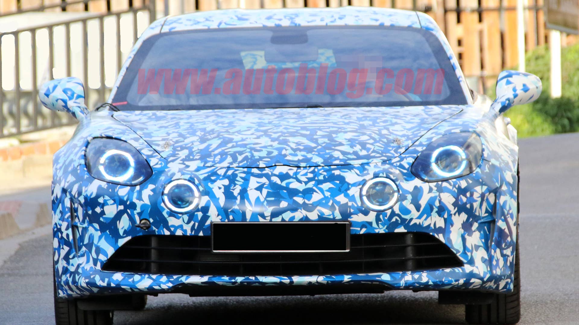 2017 Renault Alpine Sports Car Spy Shots Front End Exterior