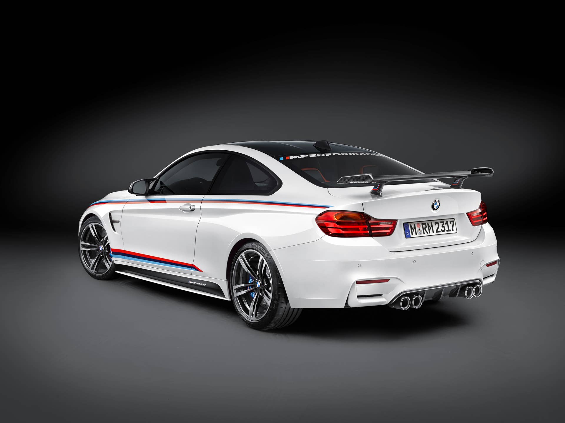BMW M4 M Performance Parts SEMA 2015 rear 3/4