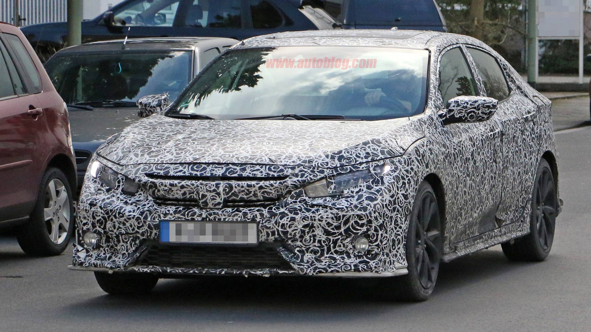 2017 Honda Civic X front 3/4