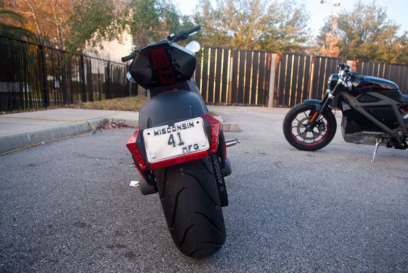 Harley-Davidson Livewires wait to be loaded
