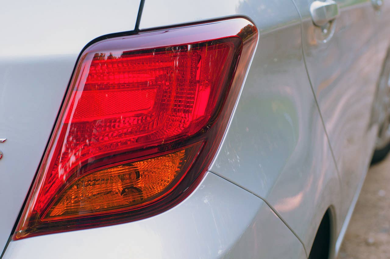 2015 Toyota Yaris taillight