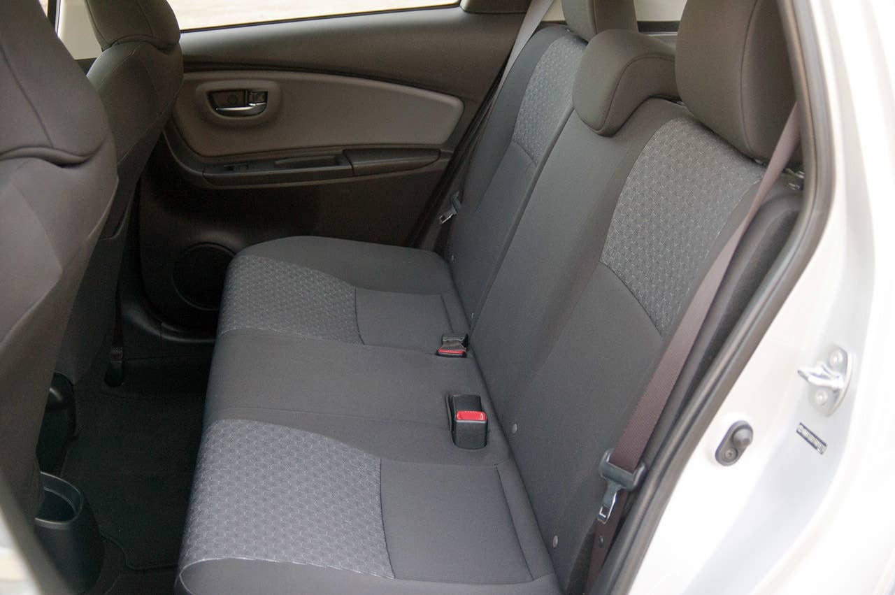 2015 Toyota Yaris rear seats