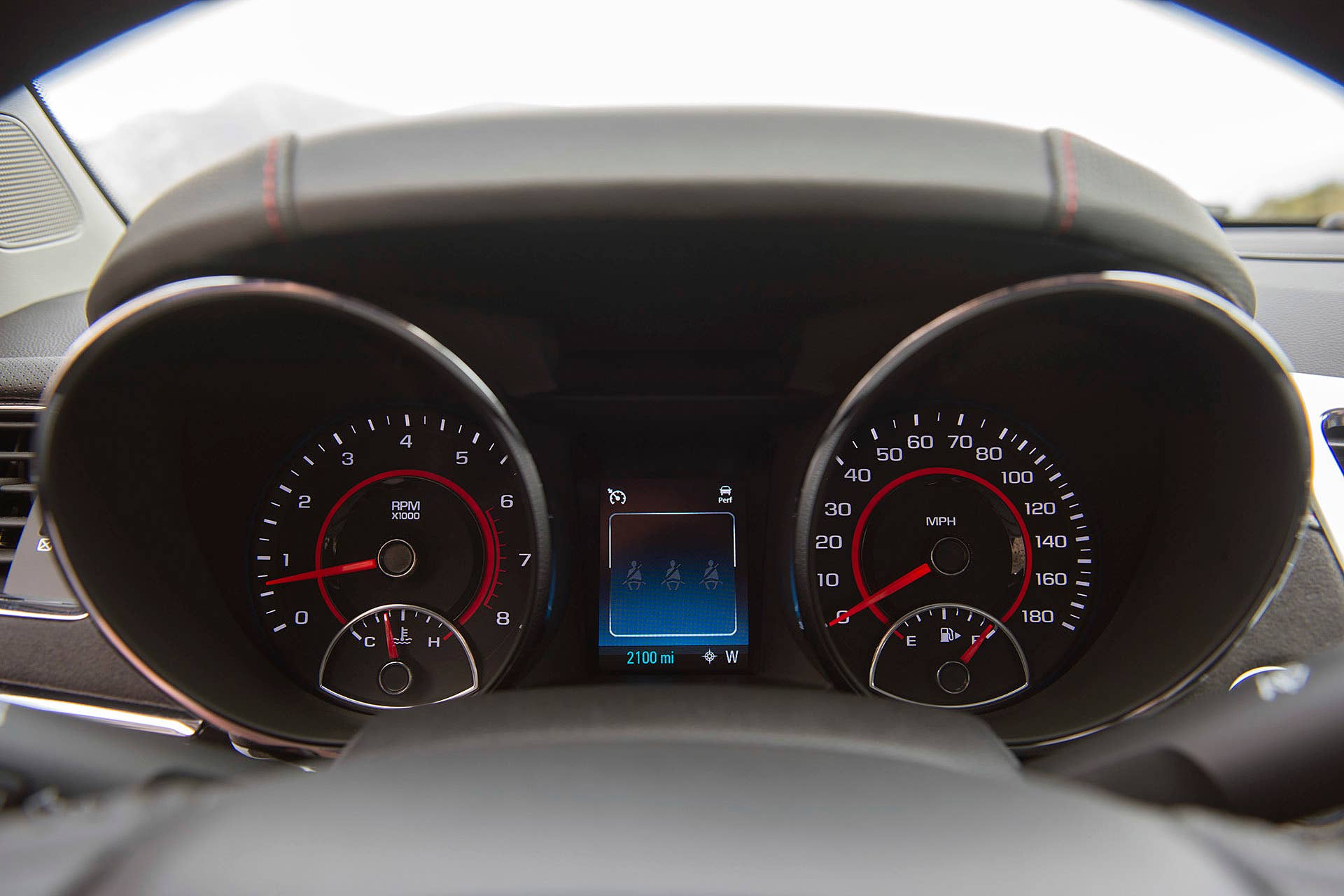 2015 Chevrolet SS gauges