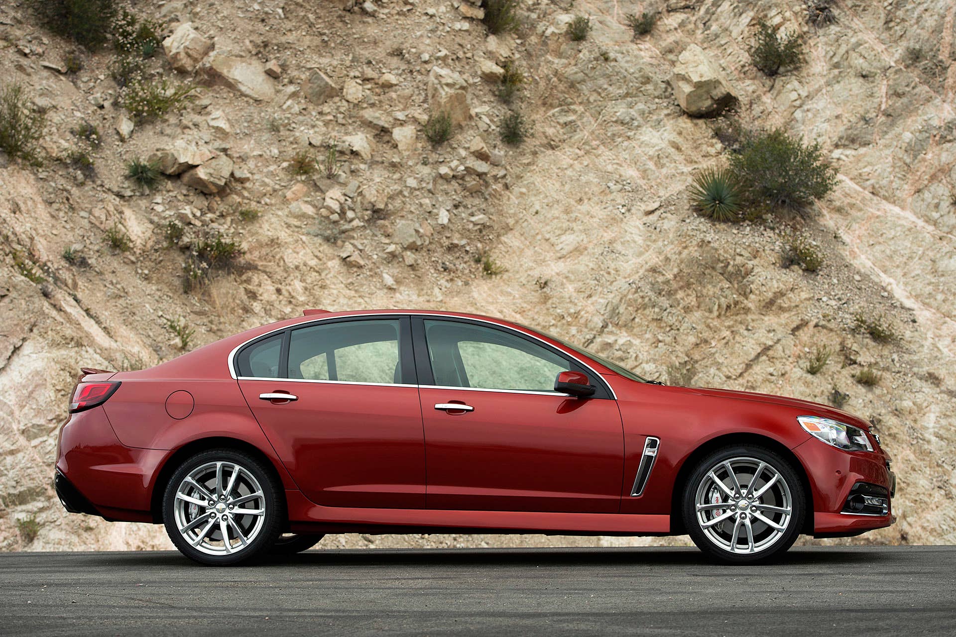 2015 Chevrolet SS side view