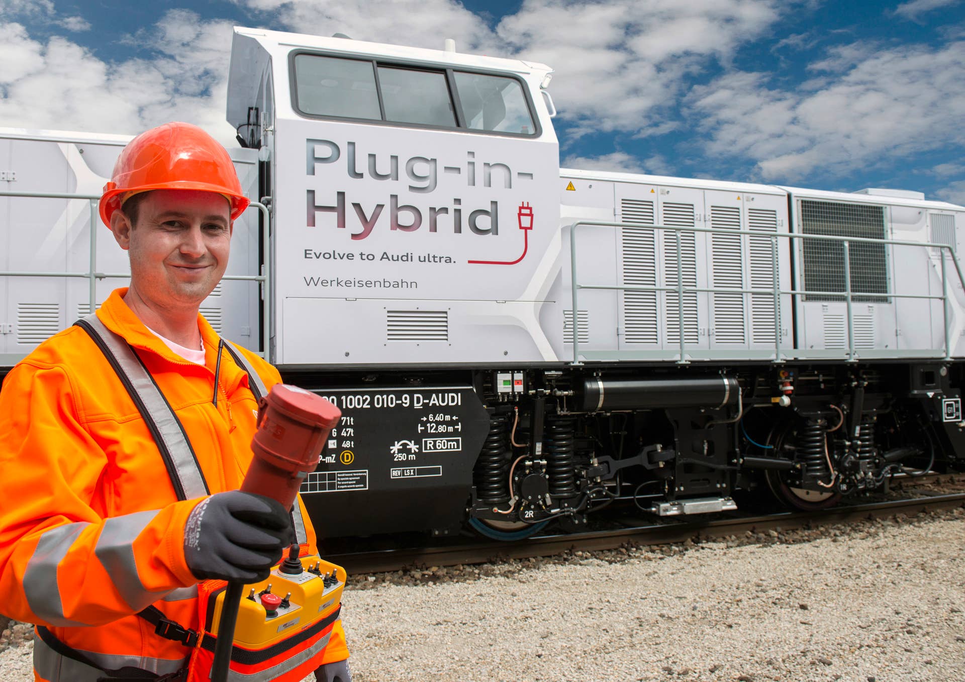 Audi plug-in hybrid locomotive Ingolstadt