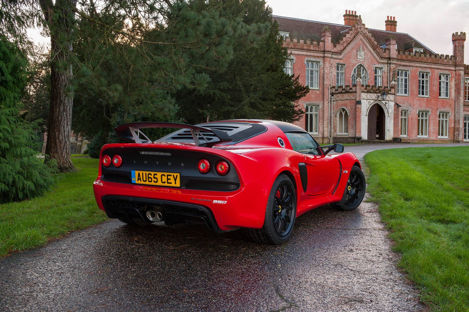 Lotus Exige Sport 350 red rear 3/4