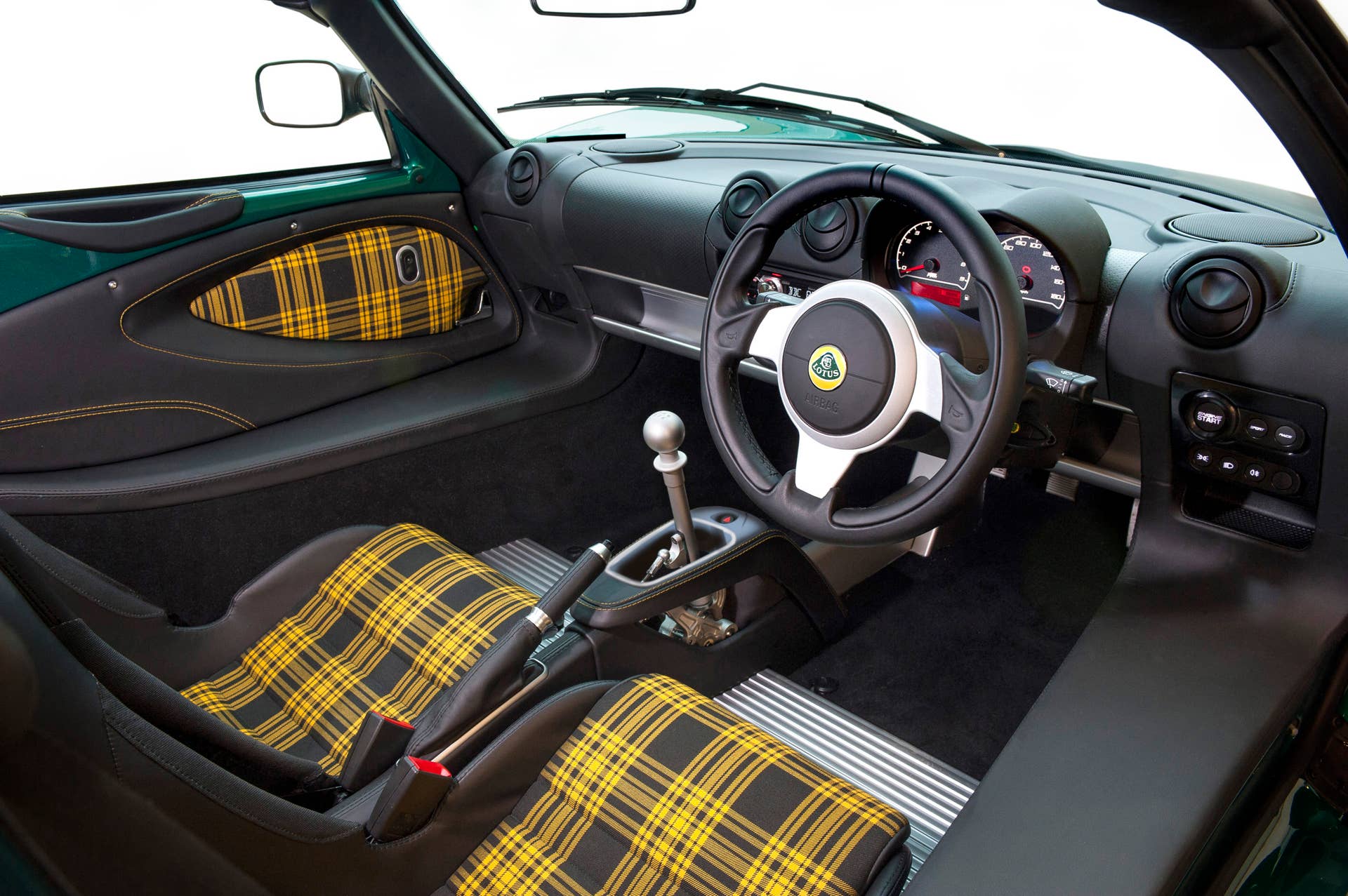 Lotus Exige Sport 350 green interior