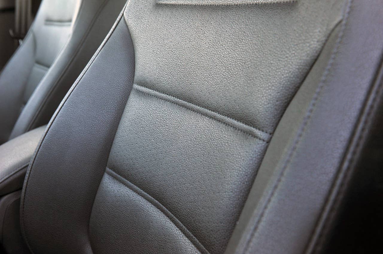 2011 Volkswagen Jetta TDI seat detail
