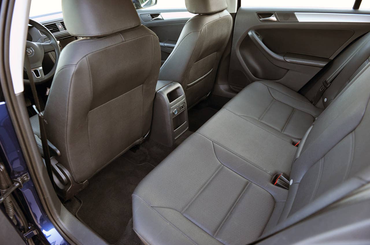 2011 Volkswagen Jetta TDI rear seats
