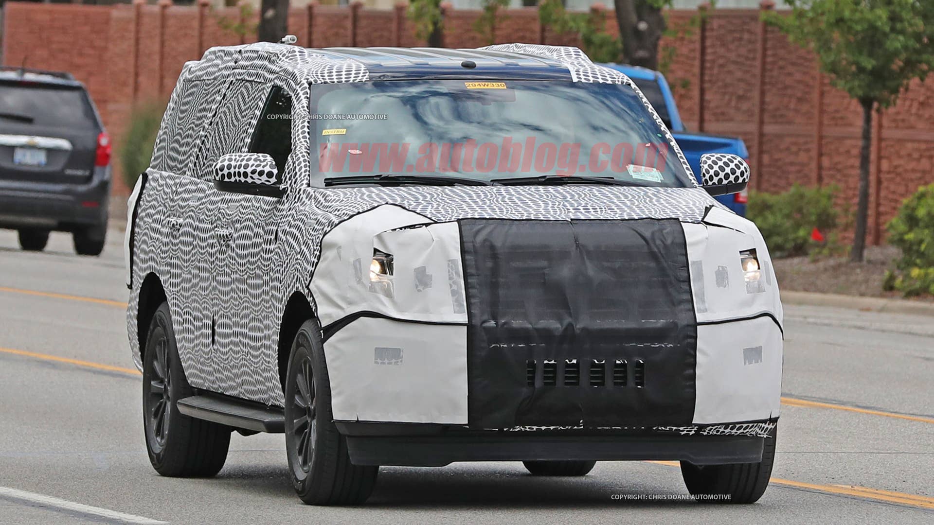 2018 ford expedition spy shots front exterior