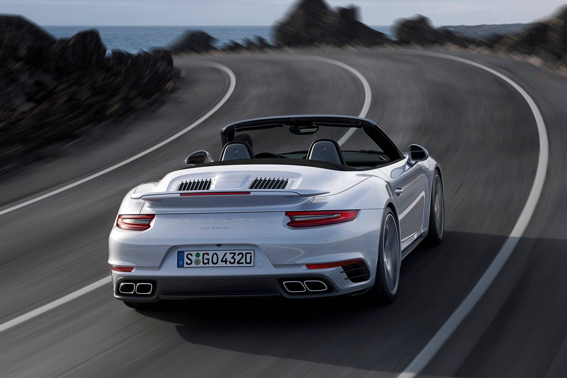 911 porsche tail rear taillights turbo cabriolet