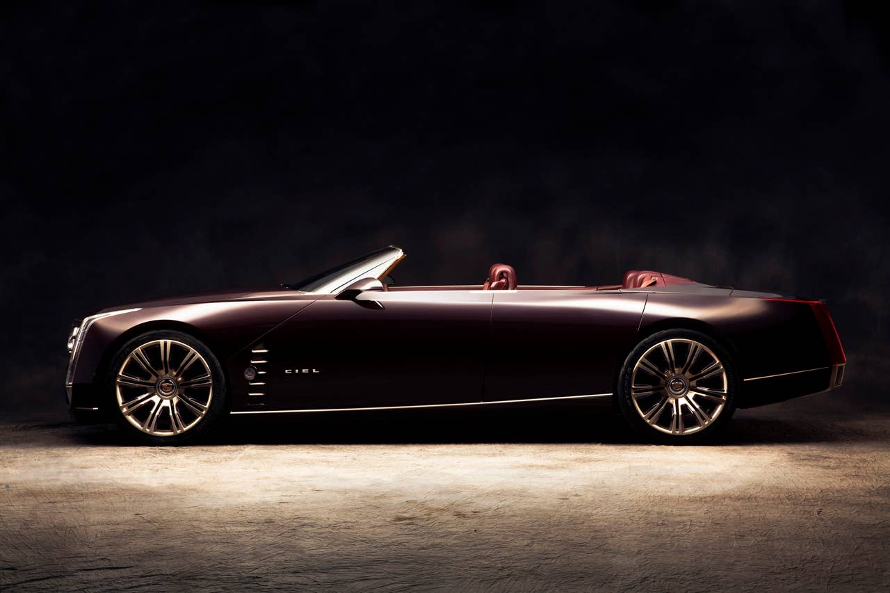 The Cadillac Ciel concept is an elegant, open-air grand-touring car inspired by the natural beauty of the California coast as an exploration into range-topping luxury. (08/18/2011)