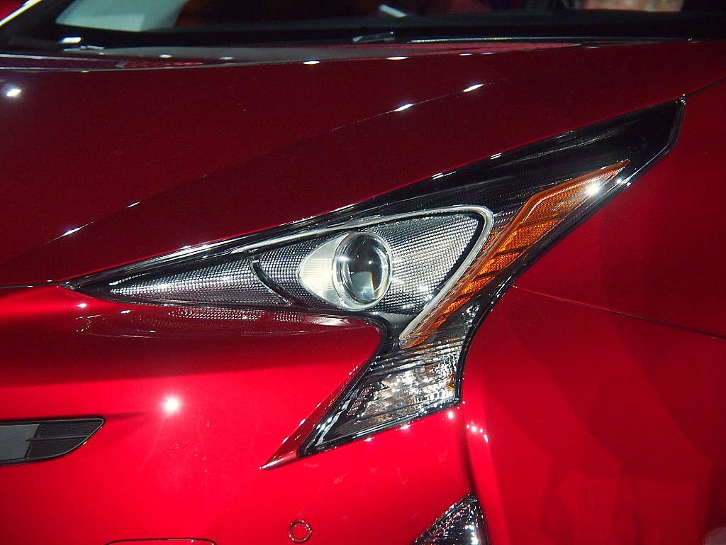 2016 Toyota Prius headlight