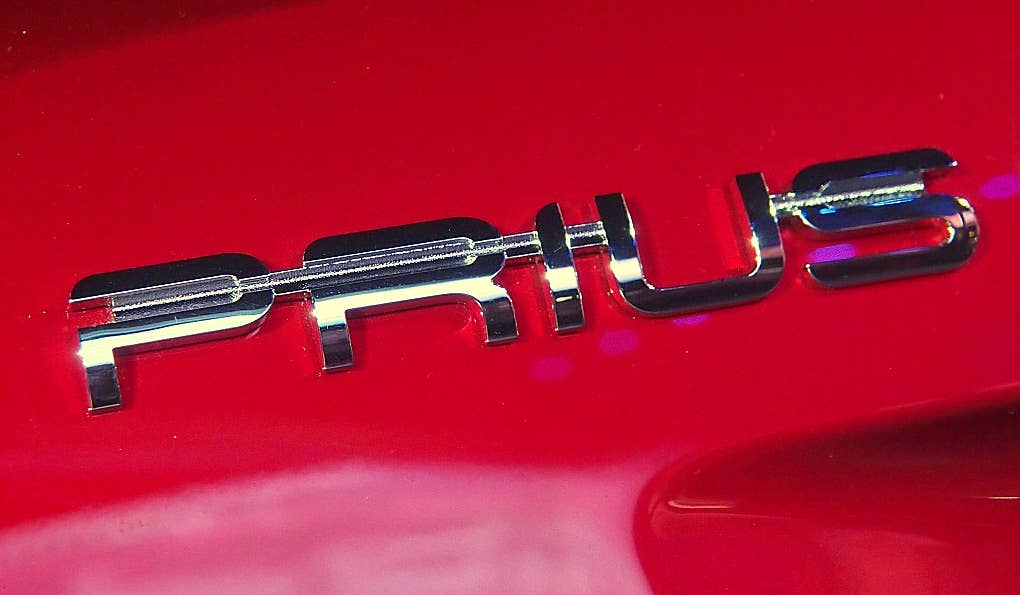 2016 Toyota Prius badge