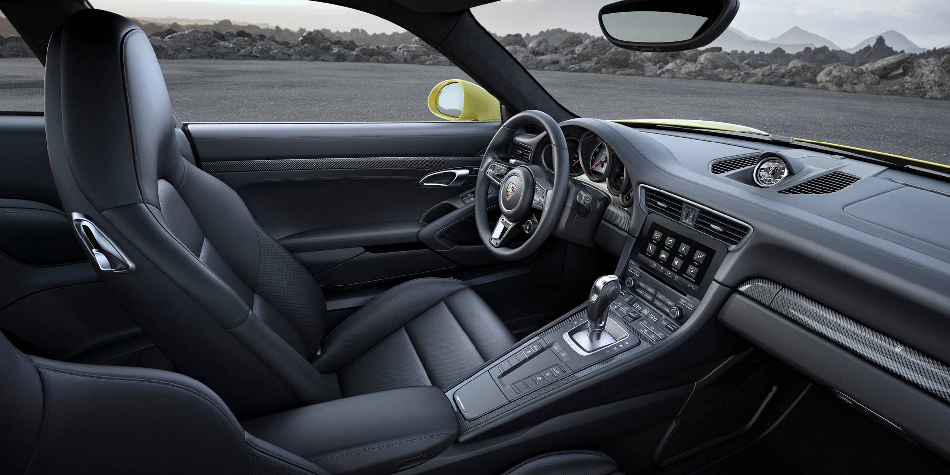 porsche 911 turbo s interior cabin leather
