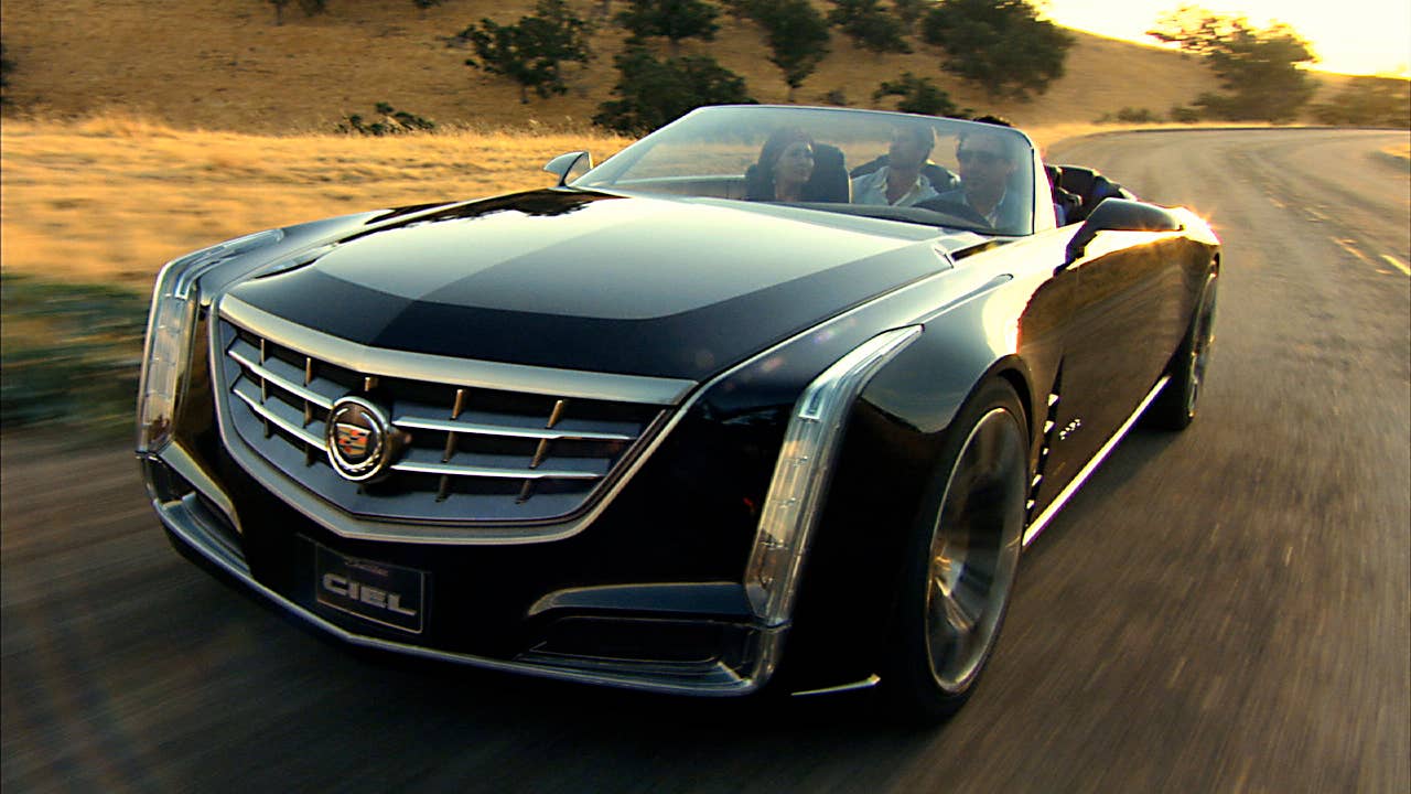 The Cadillac Ciel concept is an elegant, open-air grand-touring car inspired by the natural beauty of the California coast as an exploration into range-topping luxury. (08/18/2011)
