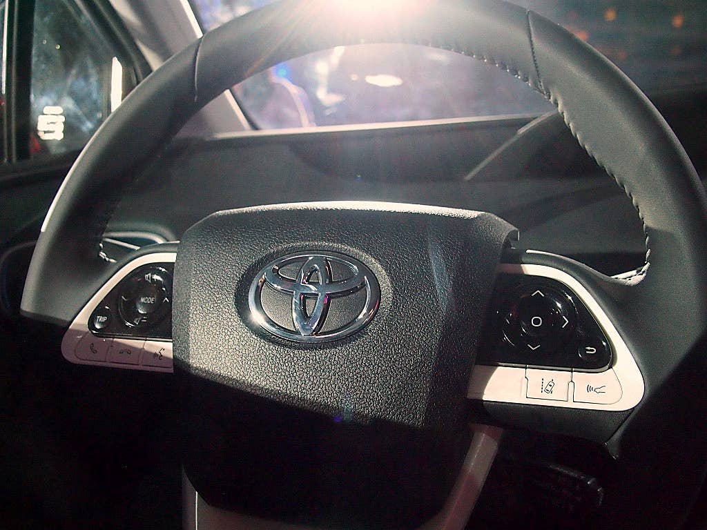 2016 Toyota Prius steering wheel