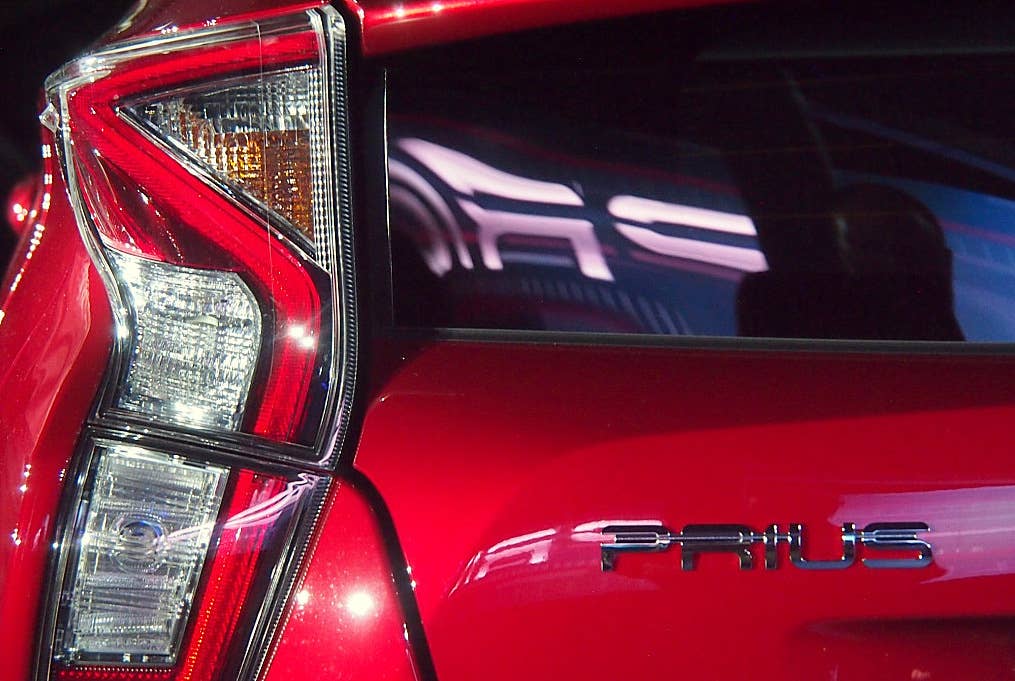 2016 Toyota Prius tail light