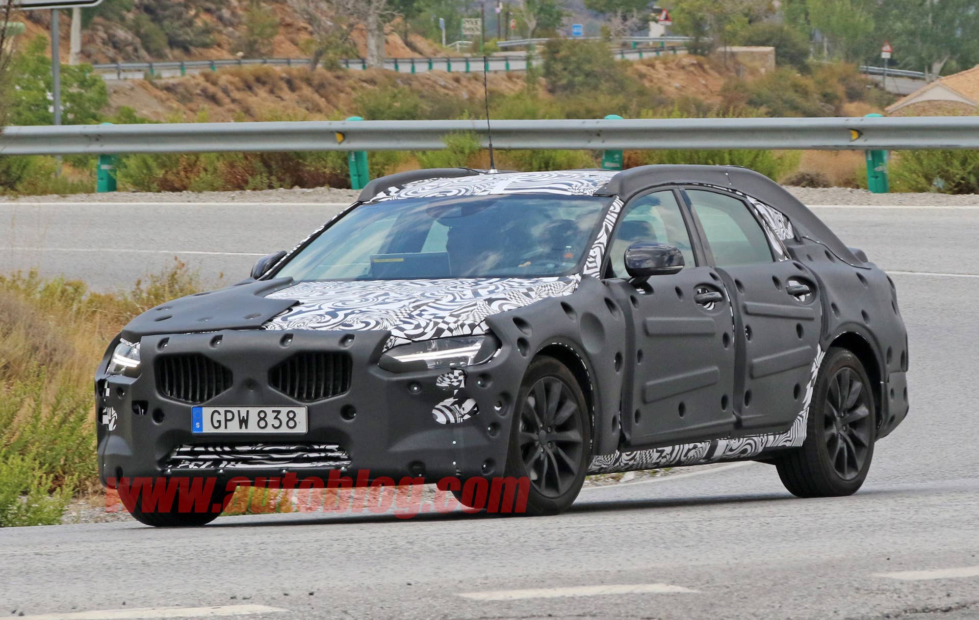 s90 diesel volvo sedan spied camo