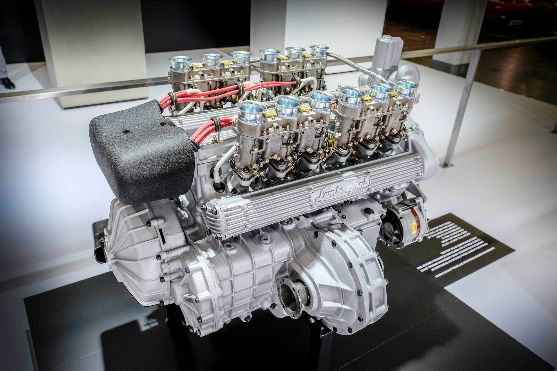 Lamborghini Miura engine Techno Classica 2016