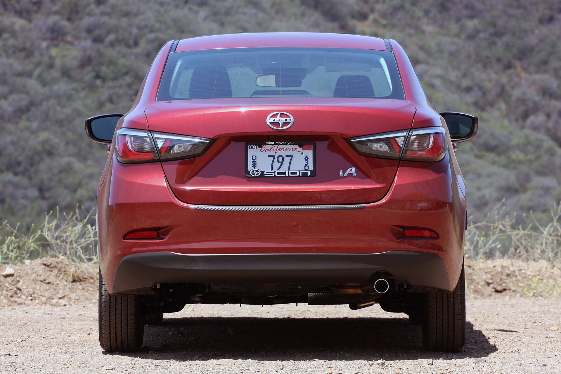2016 Scion iA rear view