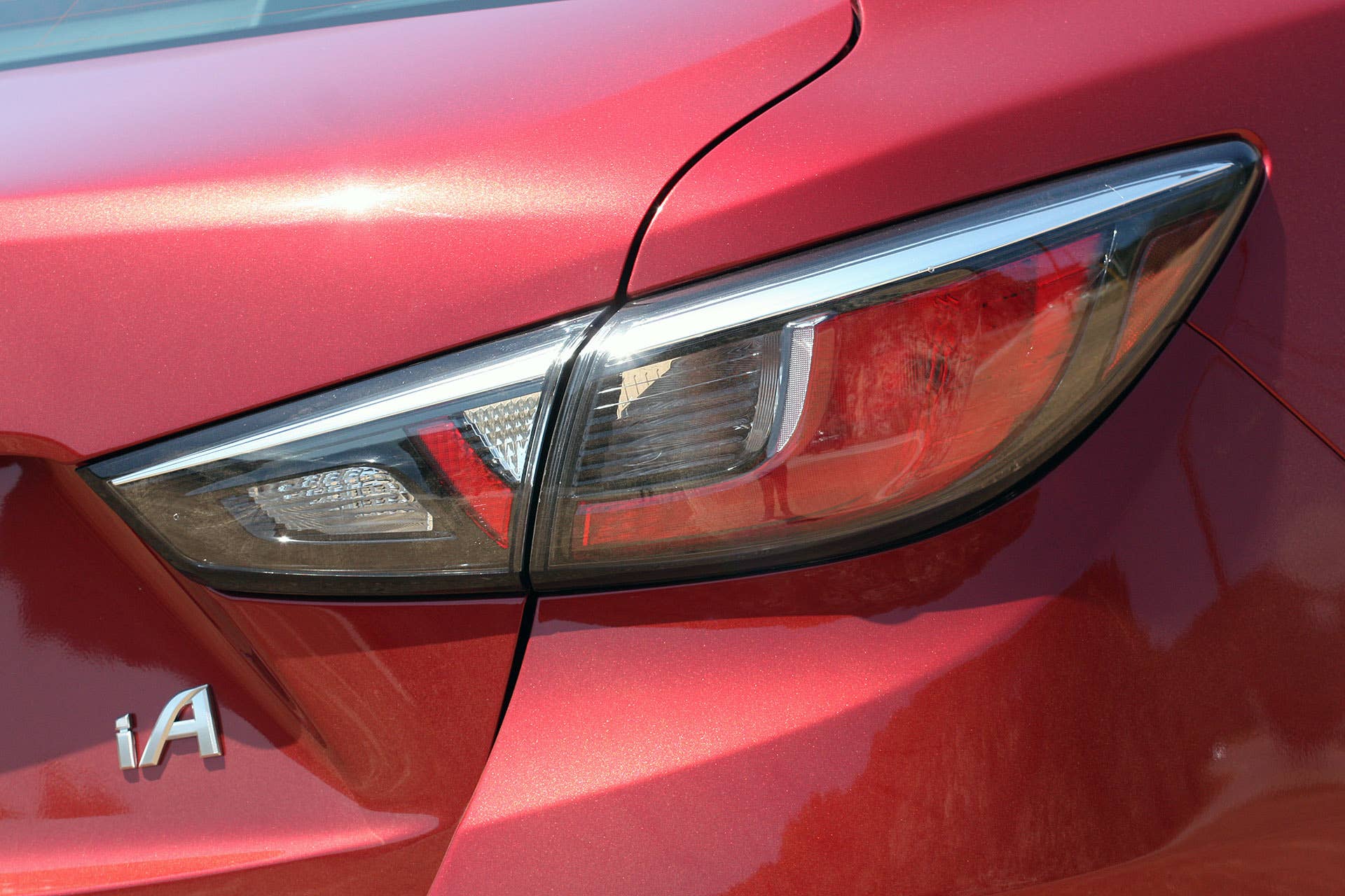 2016 Scion iA taillight