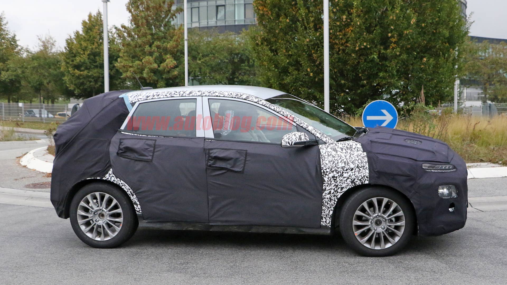 Hyundai SUV Spy Shots Side Exterior