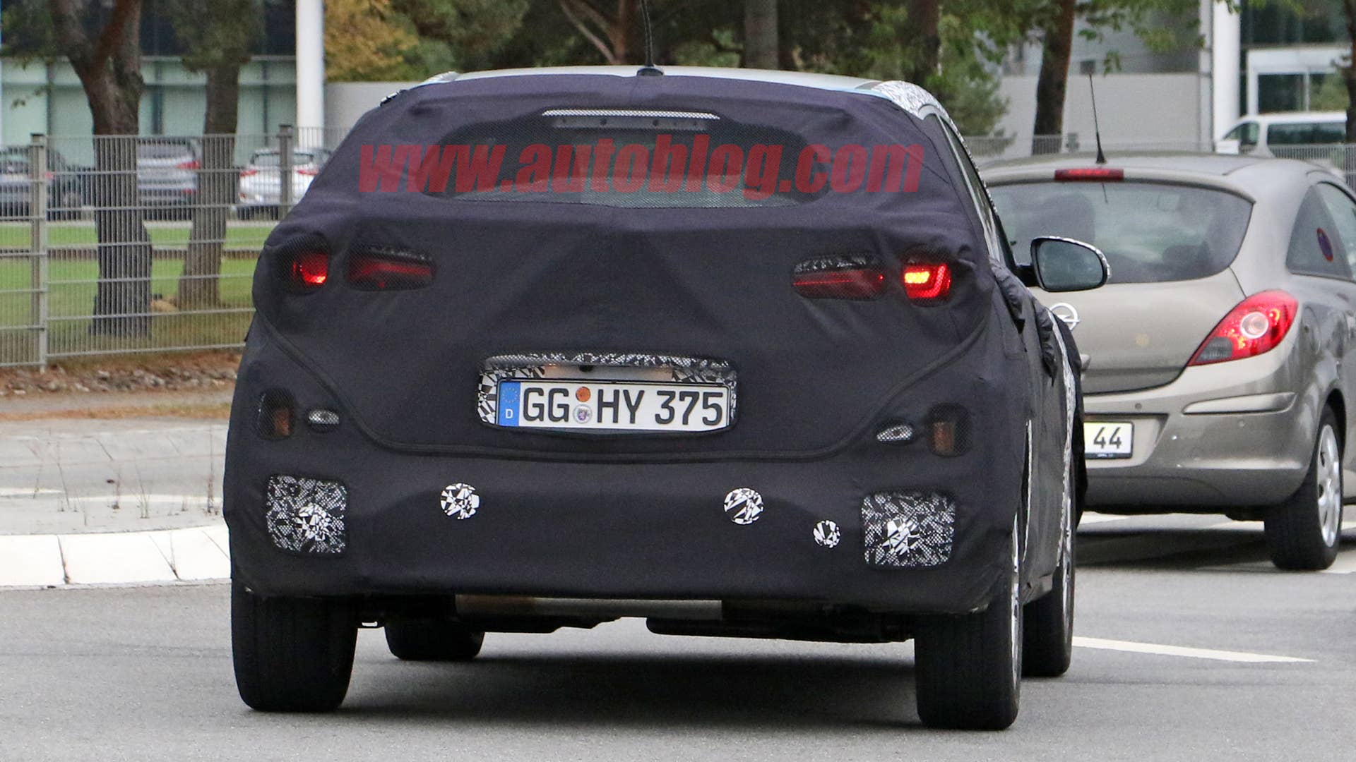 Hyundai SUV Spy Shots Rear Exterior