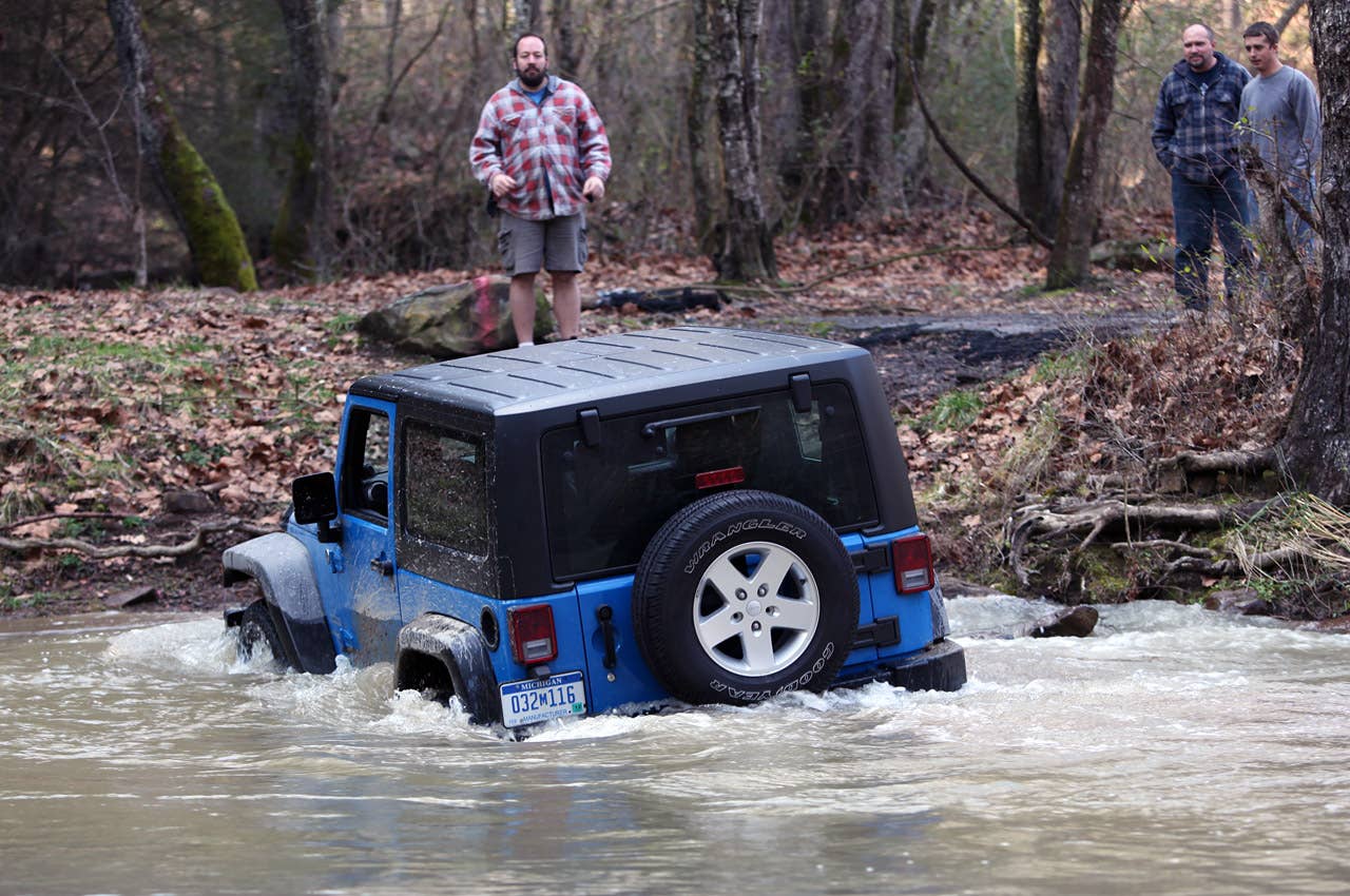 2012 Jeep Wrangler Sport off-road
