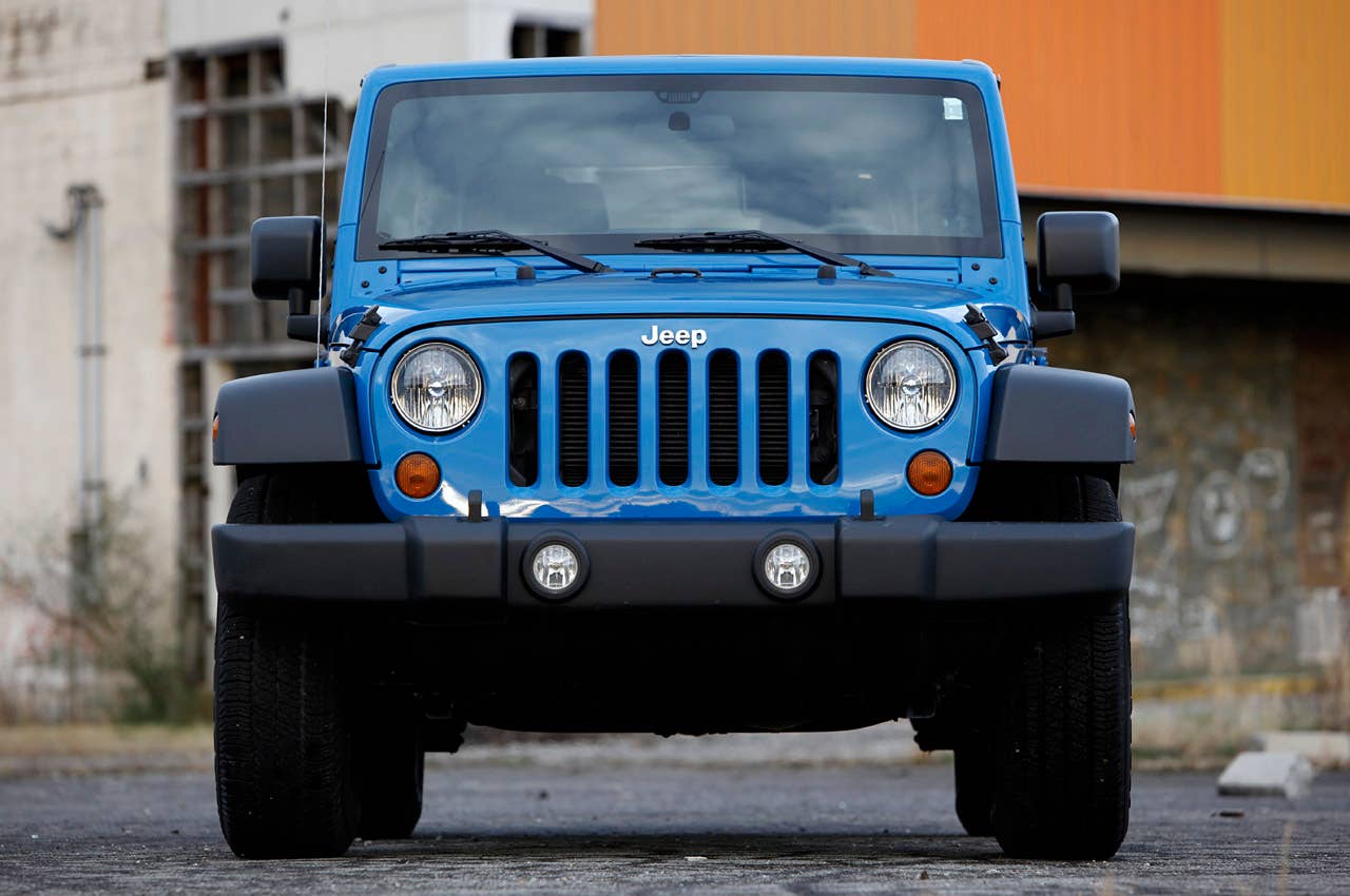 2012 Jeep Wrangler Sport front view