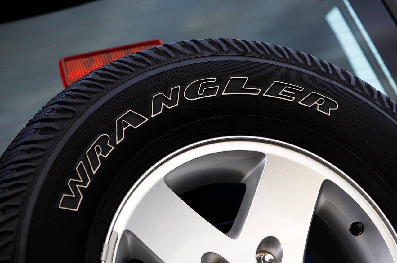 2012 Jeep Wrangler Sport spare tire