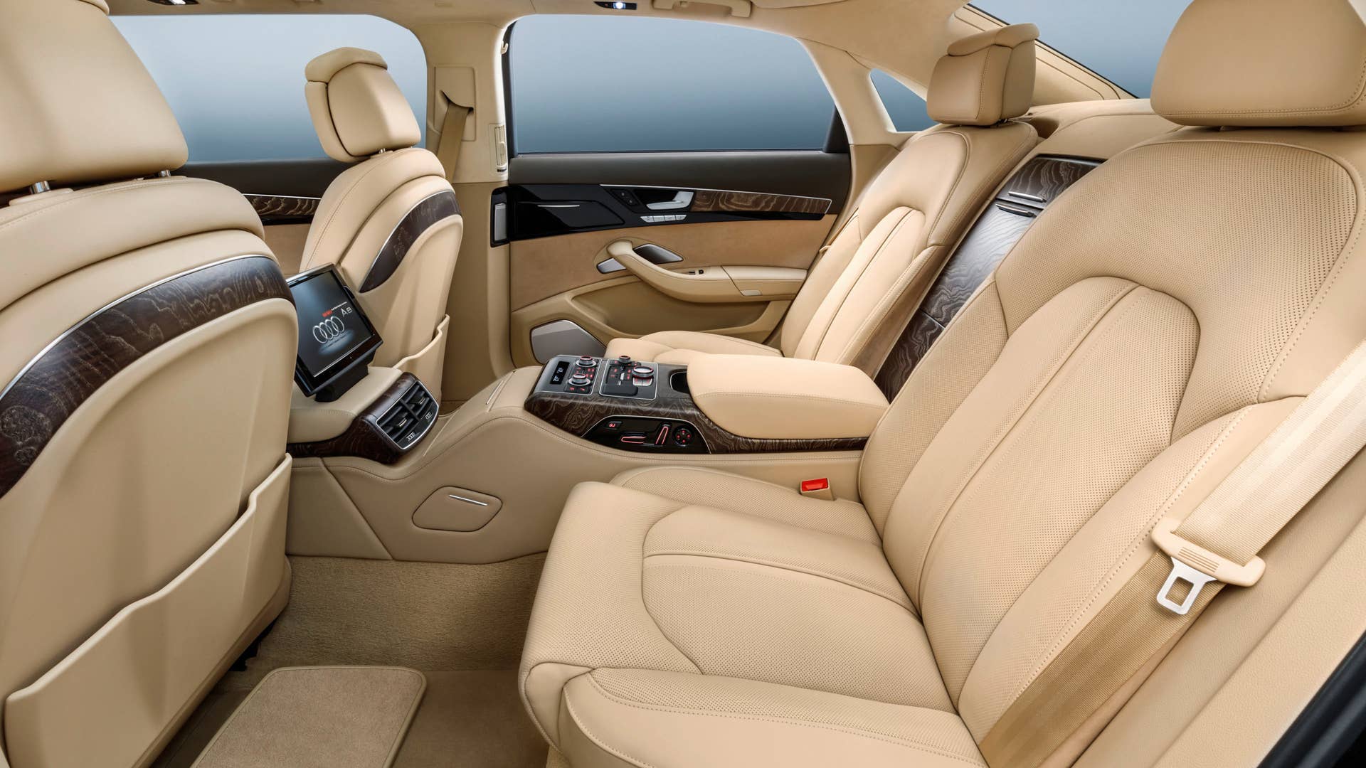 audi a8l extended third row profile