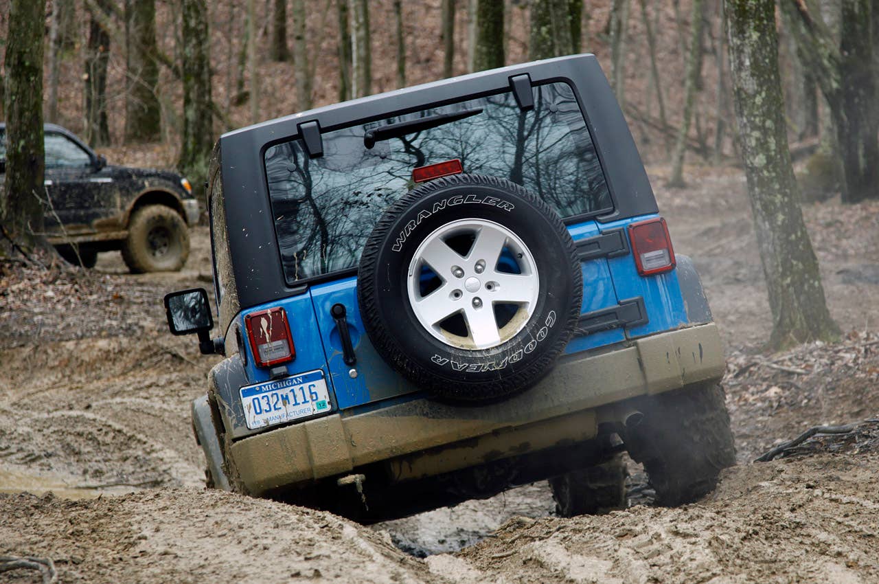 2012 Jeep Wrangler Sport off-road