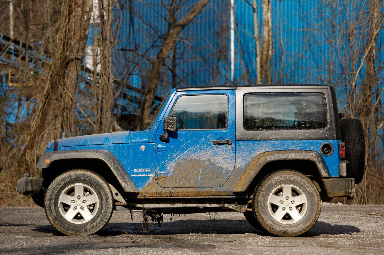 2012 Jeep Wrangler Sport side view
