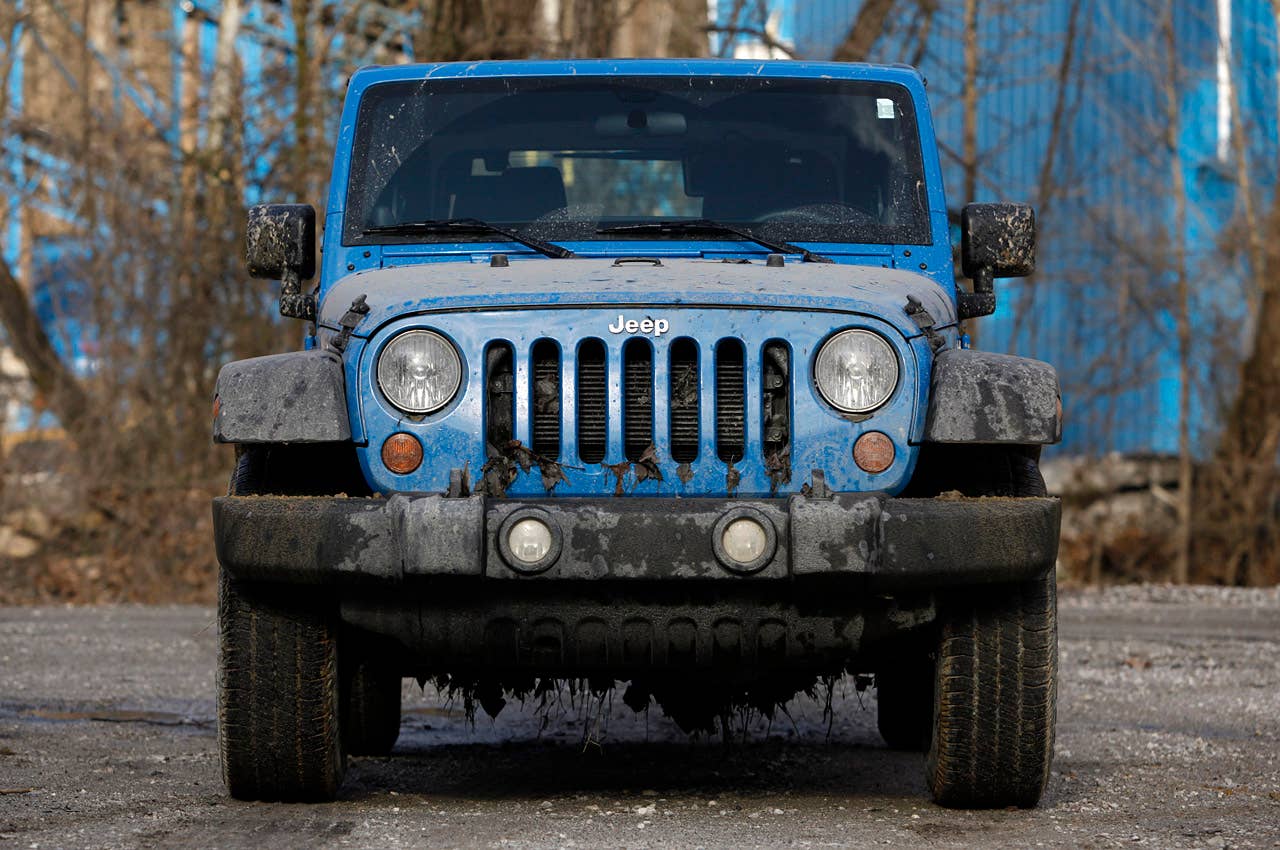 2012 Jeep Wrangler Sport front view