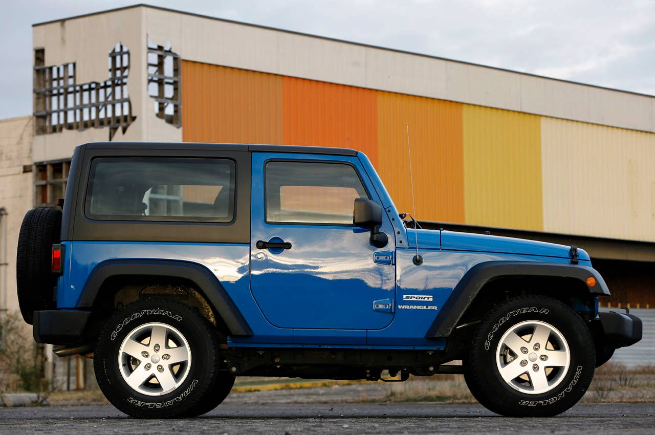 2012 Jeep Wrangler Sport side view