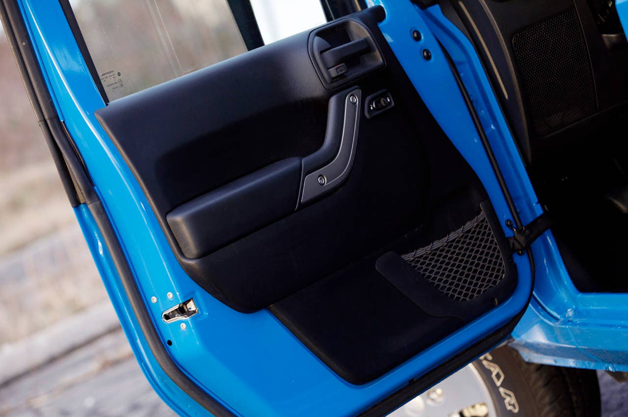2012 Jeep Wrangler Sport door
