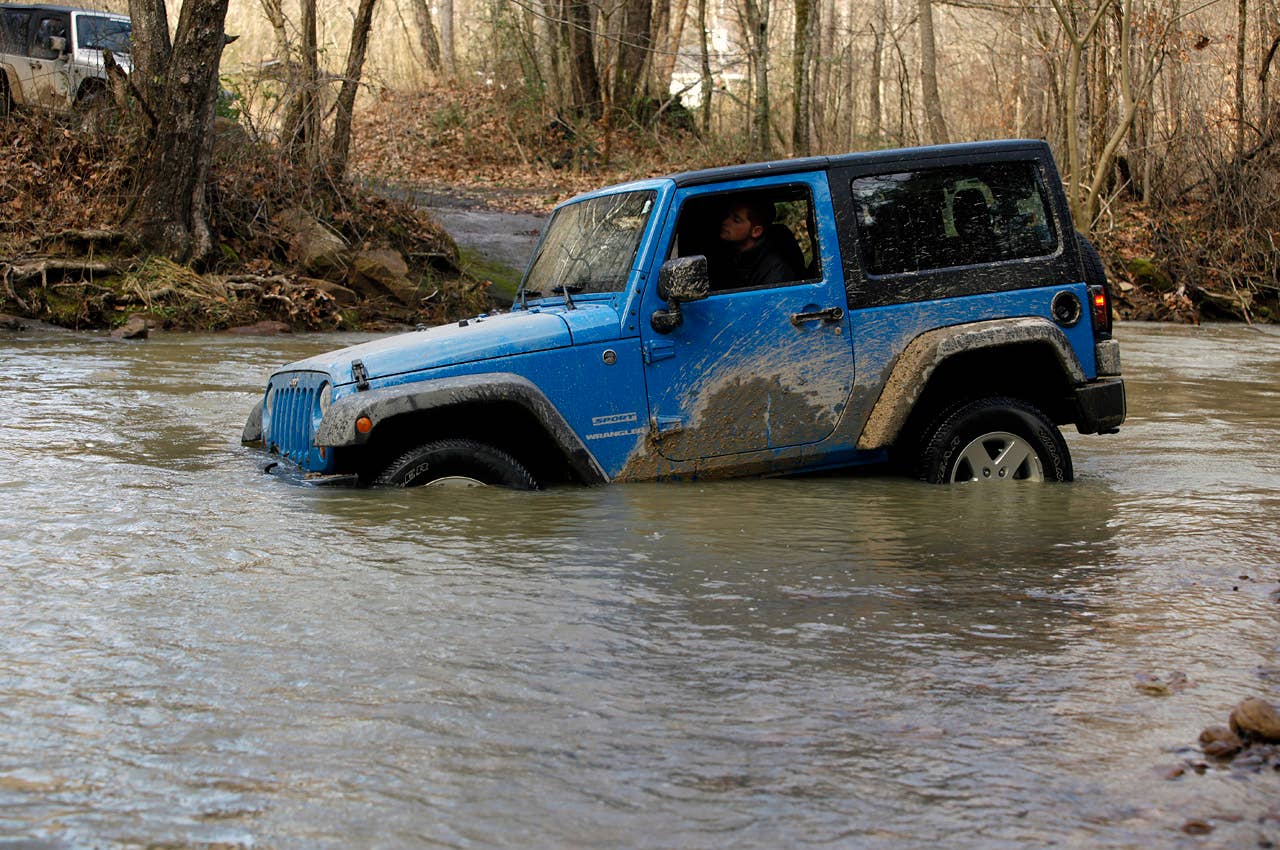 2012 Jeep Wrangler Sport off-road
