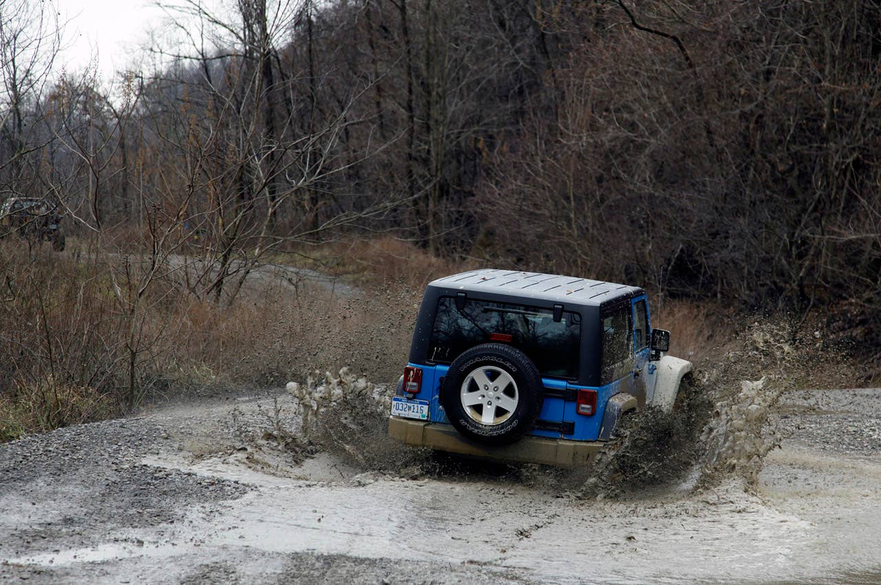 2012 Jeep Wrangler Sport off-road