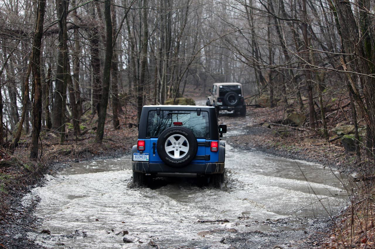 2012 Jeep Wrangler Sport off-road