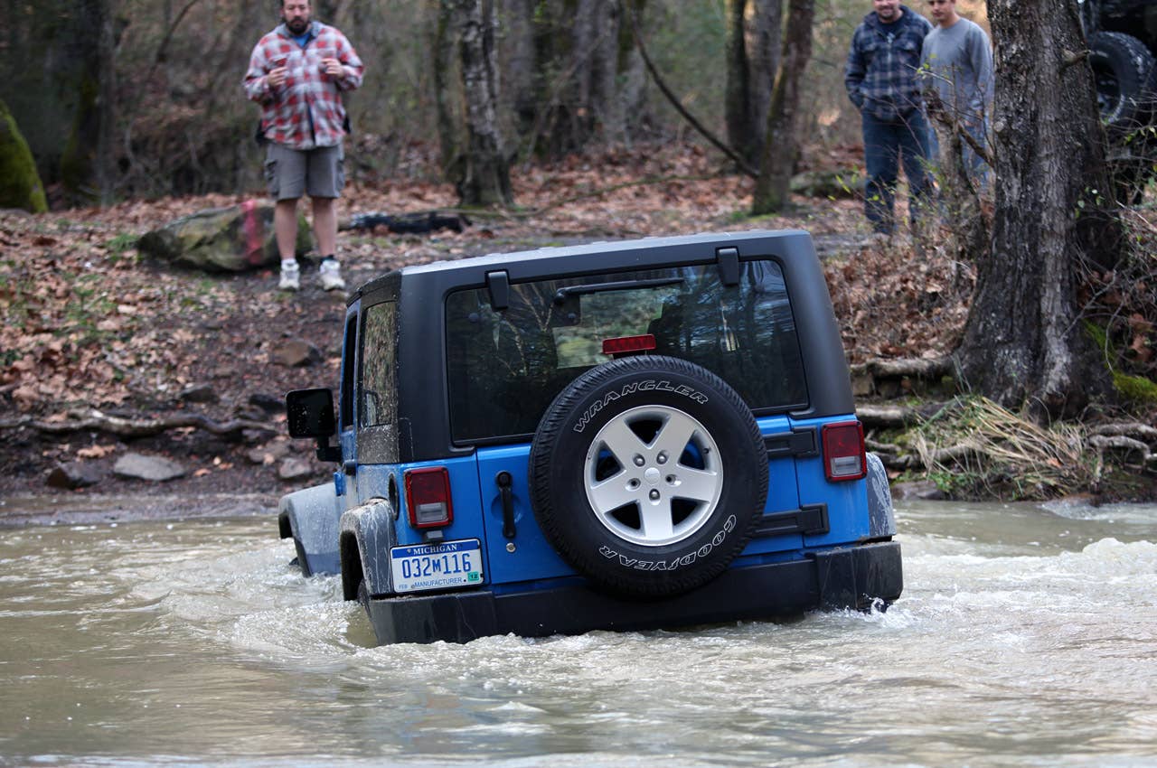 2012 Jeep Wrangler Sport off-road