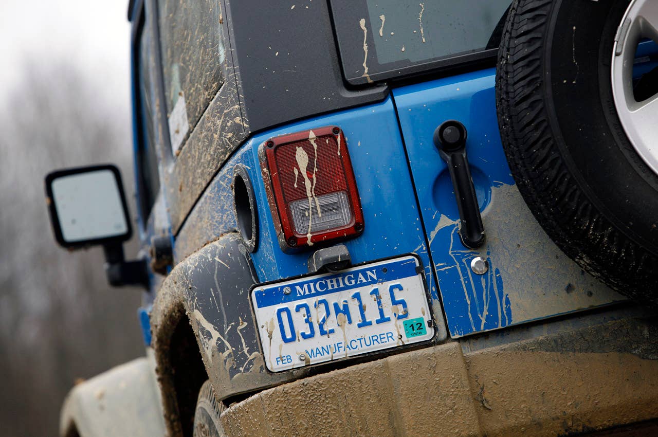 2012 Jeep Wrangler Sport rear fender