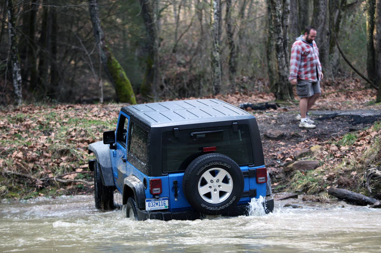 2012 Jeep Wrangler Sport off-road
