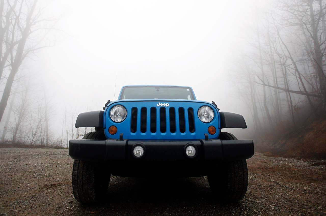 2012 Jeep Wrangler Sport front view