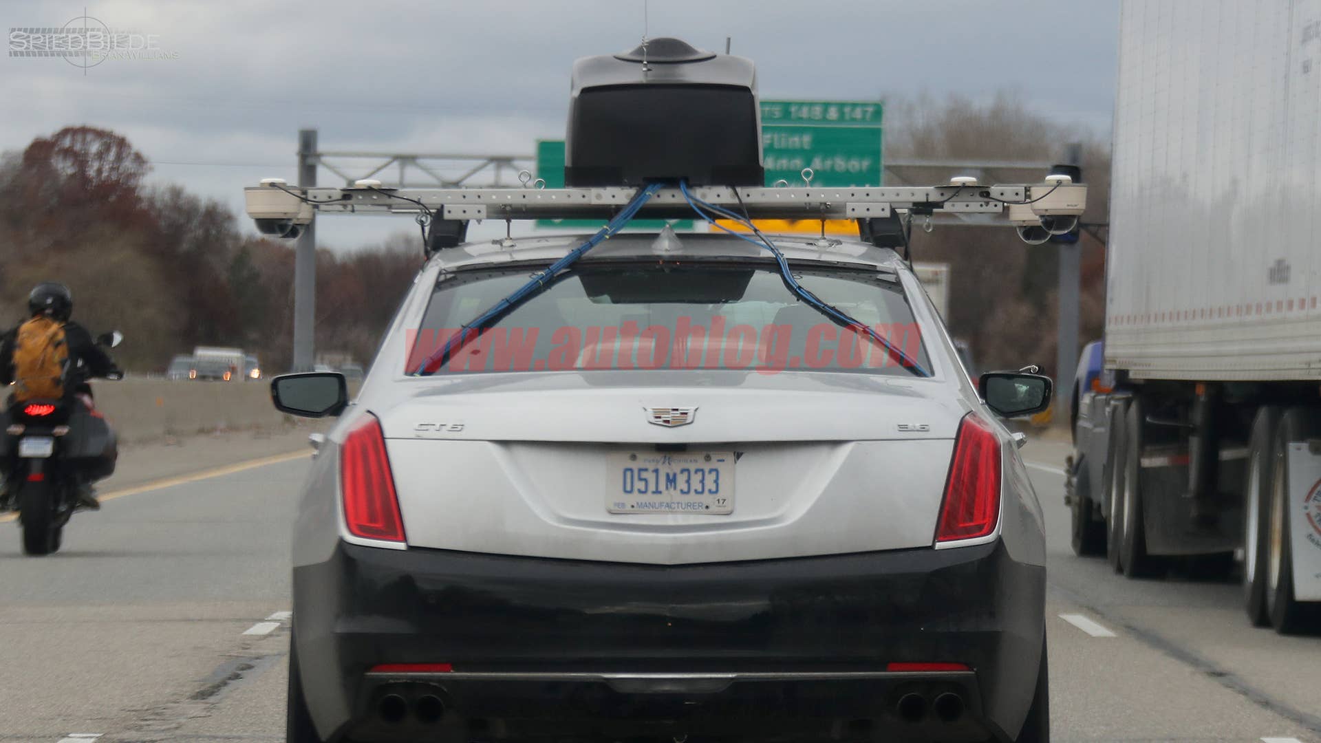 Cadillac CT6 Super Cruise Spy Shots Rear Exterior