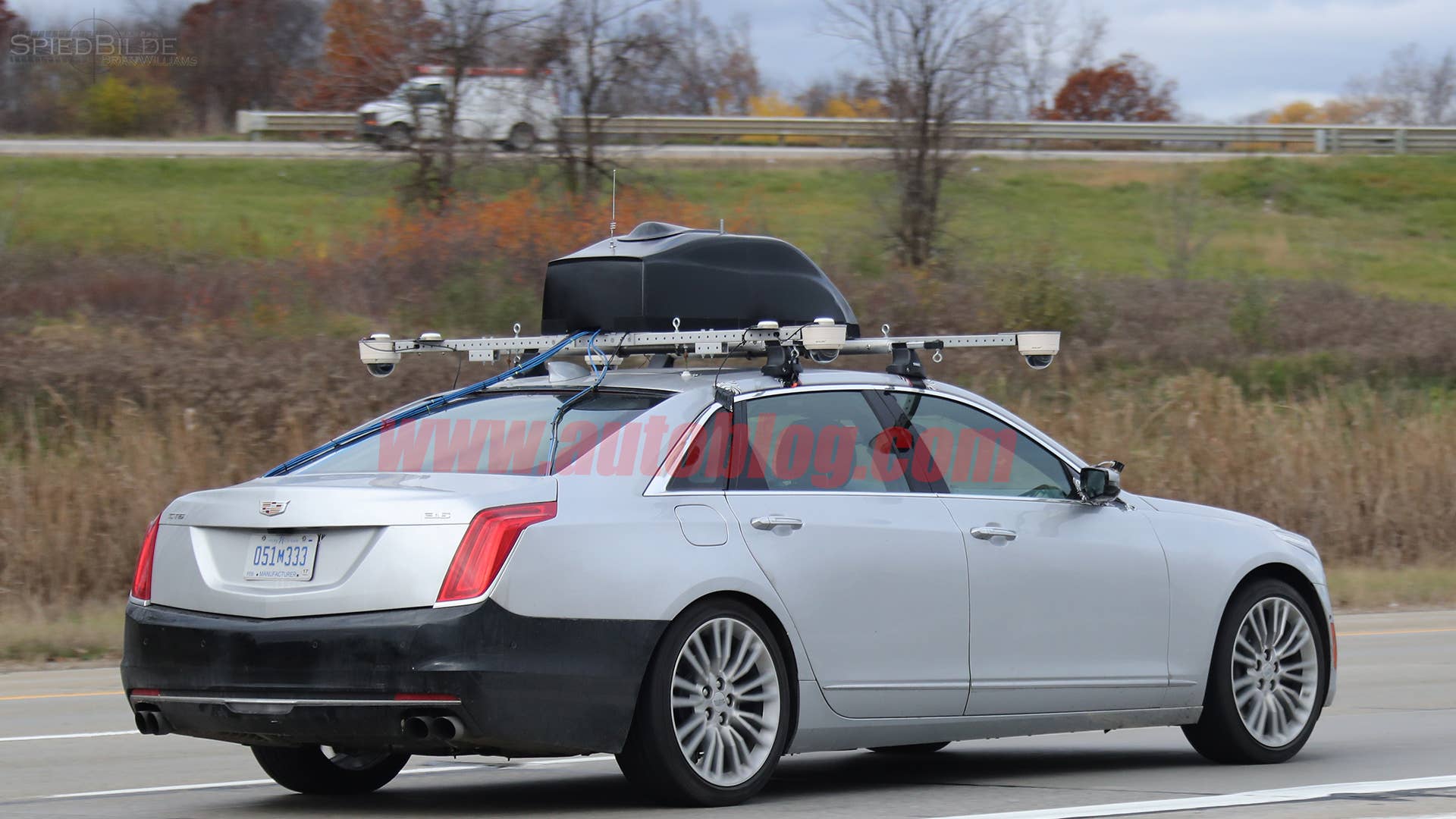 Cadillac CT6 Super Cruise Spy Shots Rear Three Quarter Exterior